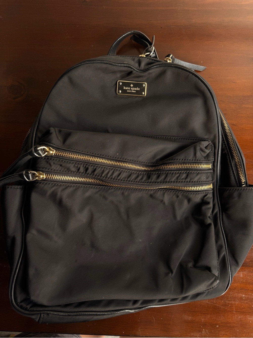 Kate Spade New York | Black | Nylon Backpack |